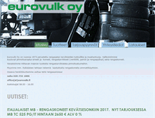 Tablet Screenshot of eurovulk.fi
